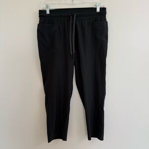 Prana Black Capri Pants Performance Women Size Small Elastic Waistband Gorpcore